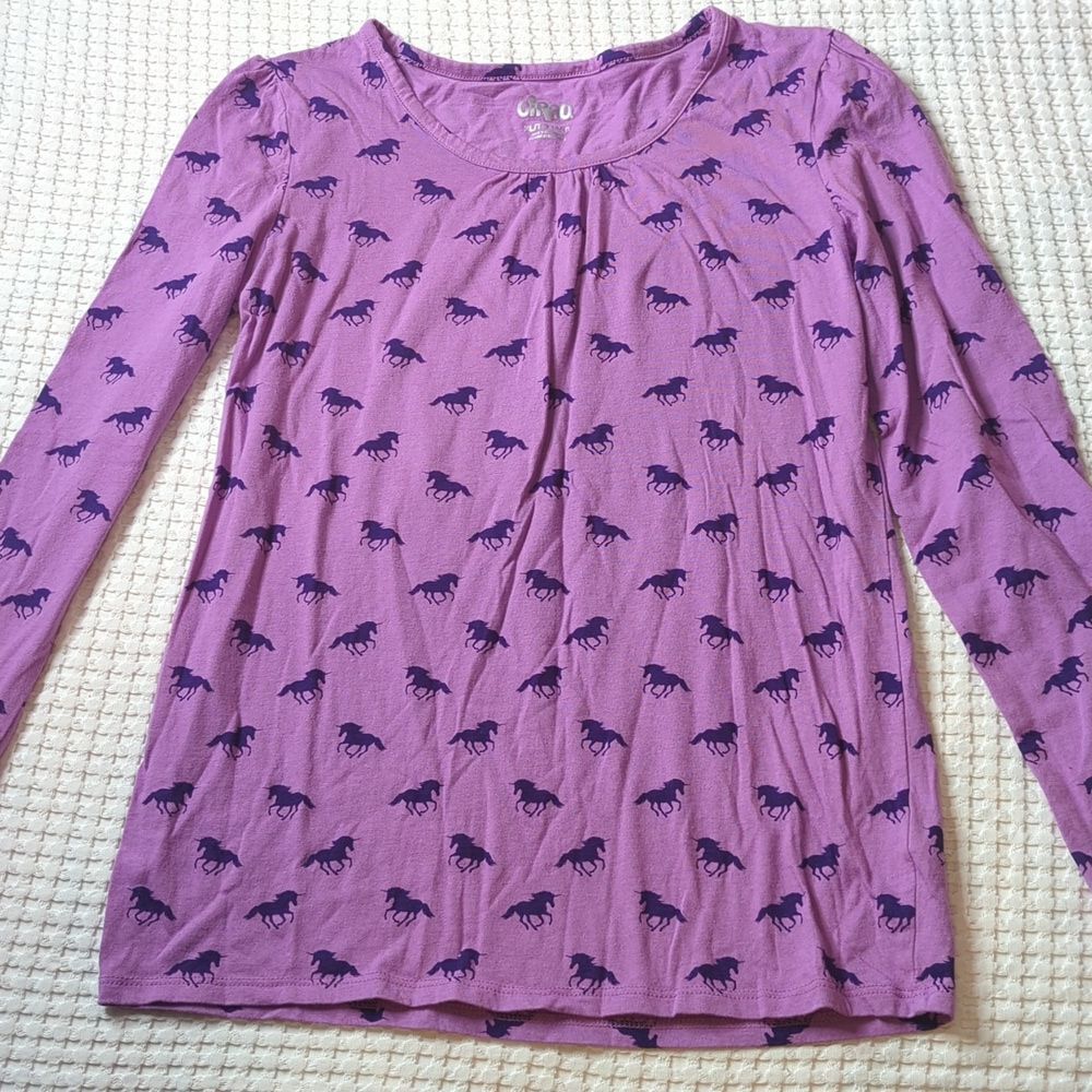 Circo purple Unicorn long sleeve shirt size XL 14-16